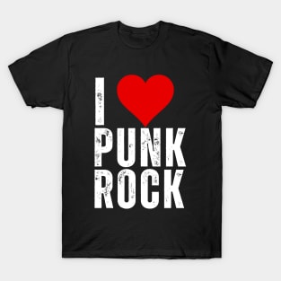 I Love Punk Rock T-Shirt